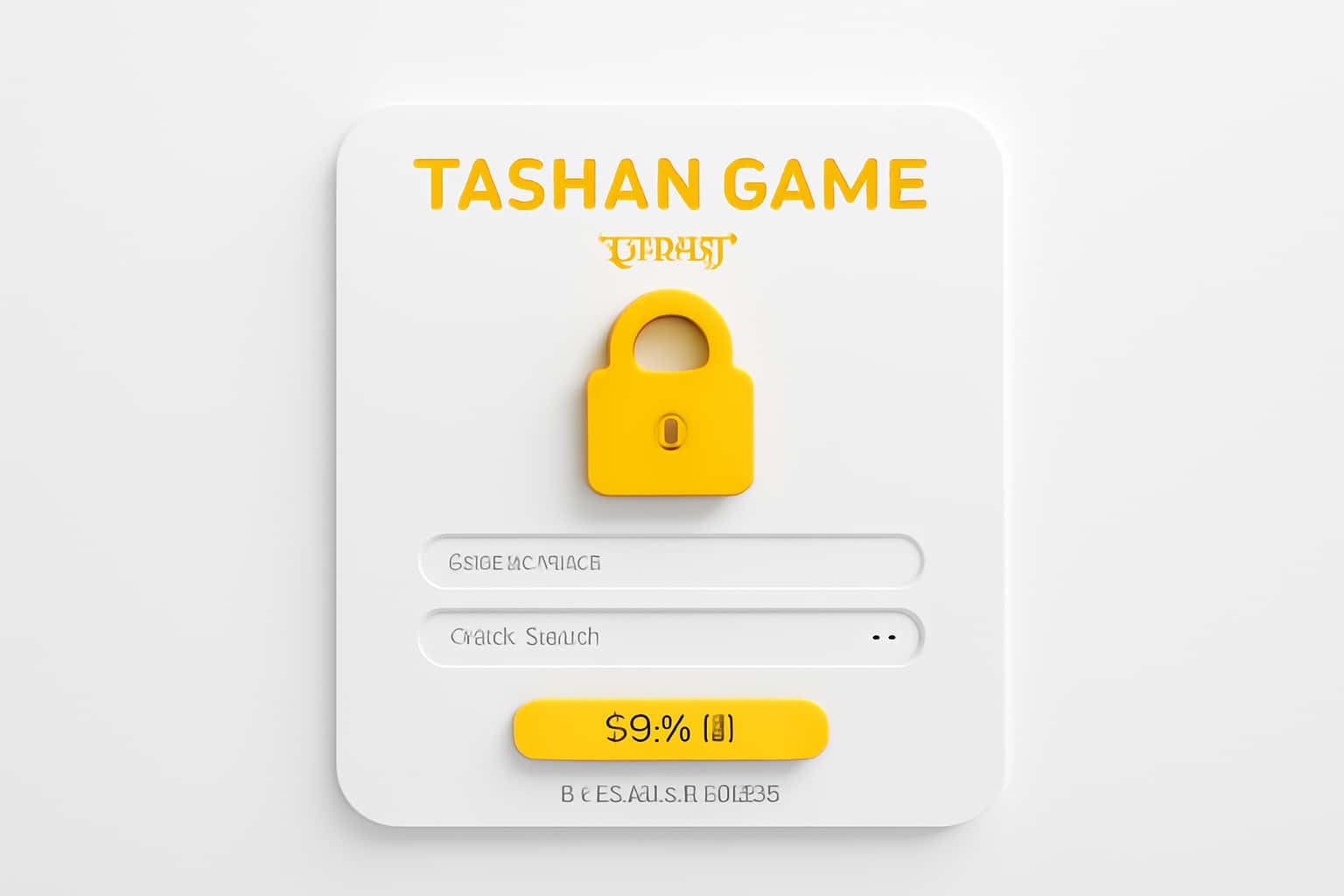 Tashan Game Sign In & Dashboard Interface