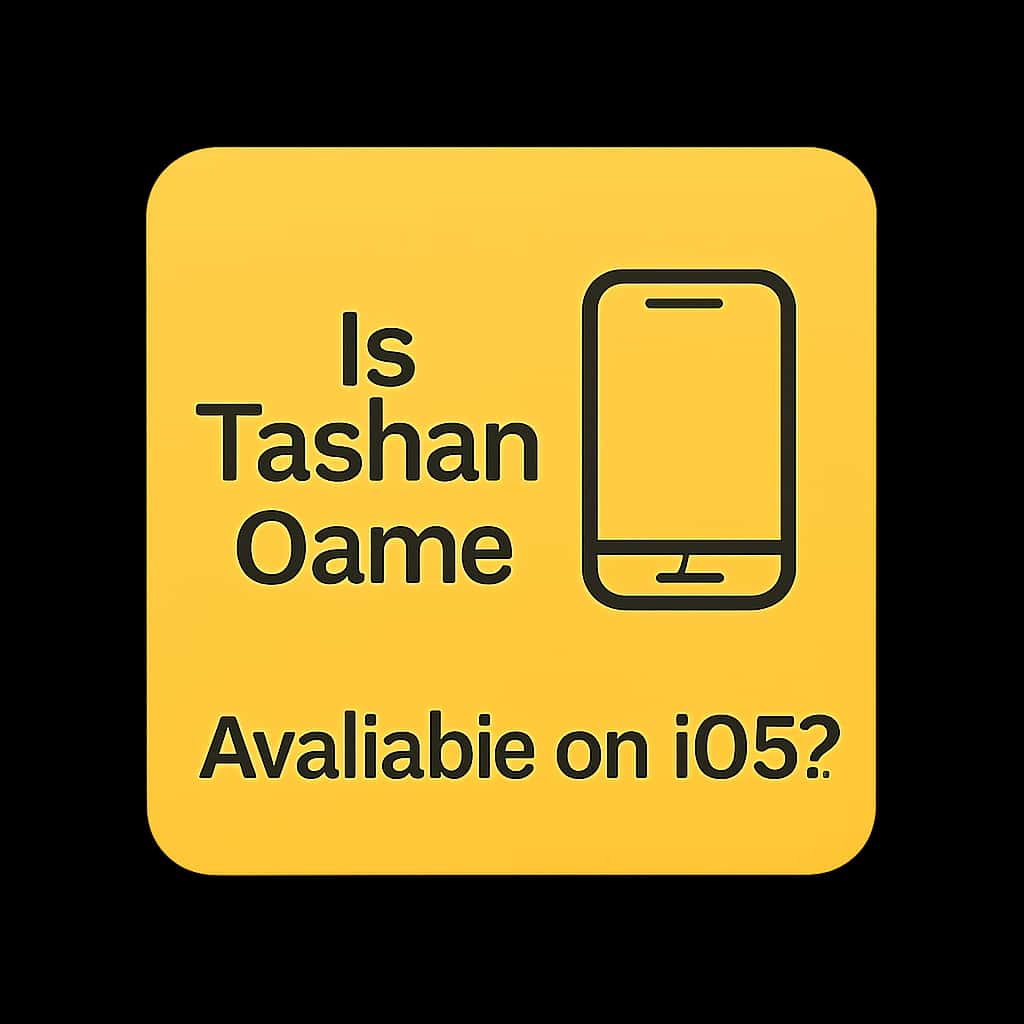 Badge representing Tashan Game's iOS availability status.