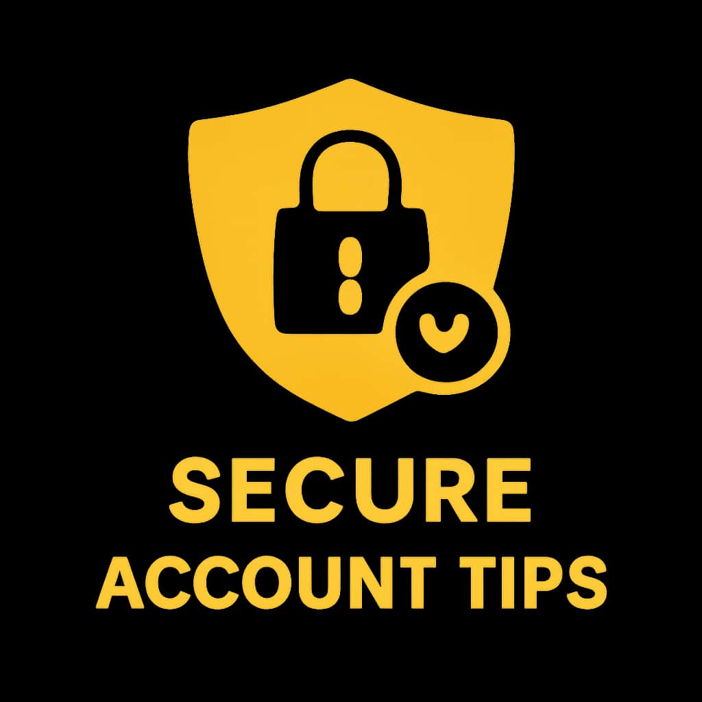Icon representing secure practices for Tashan Game account guidance.