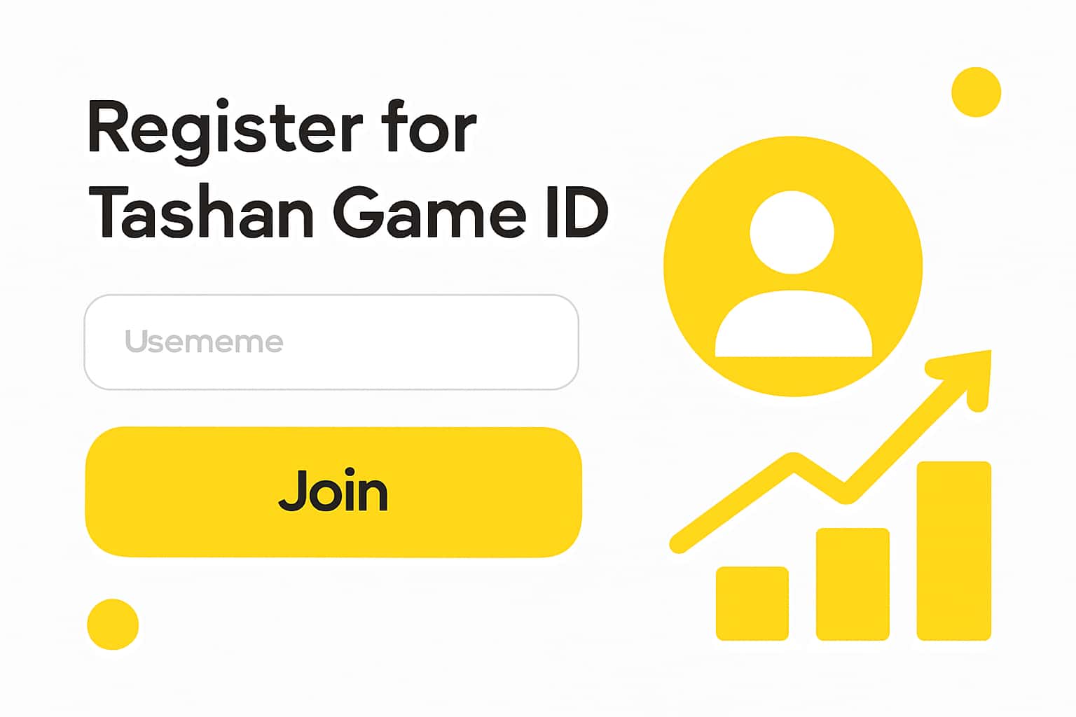 Register for Tashan Game ID Interface