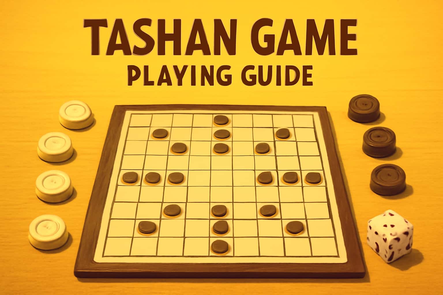 An informational graphic for Tashan Game Playing Guide with the title emphasized.