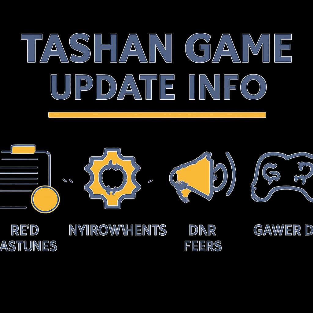 An educational diagram about Tashan Game updates.